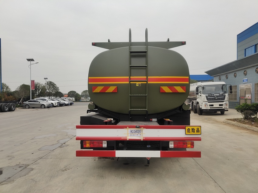 **采購(gòu)解放J6單橋14噸油罐車(chē)尾部展示圖片
